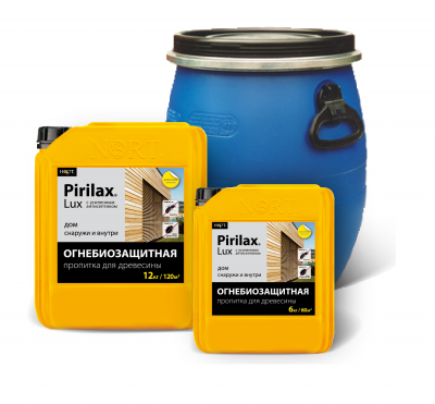 Pirilax Lux, огнебиозащитный антисептик для дерева