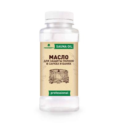 Prosept Sauna Oil, масло для защиты полков в саунах и банях