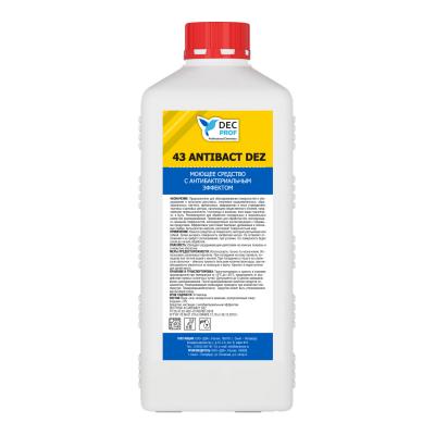Dec Prof 43 Antibact Dez, моющее средство с антибактериальным эффектом - 5 л