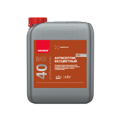 Neomid 40 Base, универсальный готовый грунт антисептик, 5 л