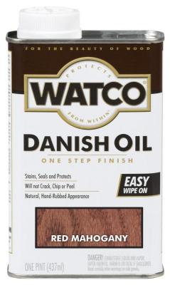 Масло тонирующее "Датское" Watco (Ватко), красный махагон, 0,472 л