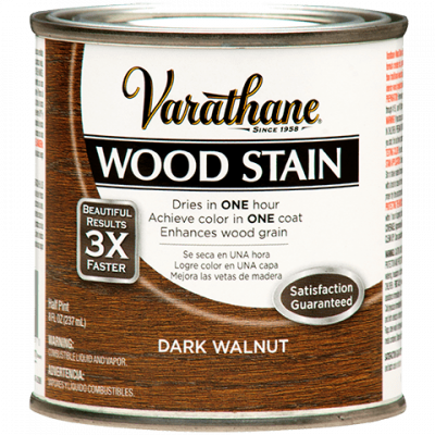 Тонирующее прозрачное масло Varathane Premium Fast Dry Wood Stain, темный орех, 0,946 л