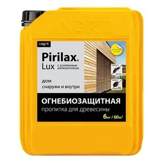  Pirilax Lux, огнебиозащитный антисептик для дерева, 6 кг