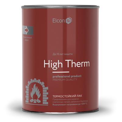 Термостойкий лак для печей и каминов Elcon High Therm, 0,7 кг.
