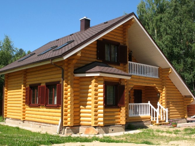 Дом из оцилиндрованного бревна. Защита и профилактика биопоражений.